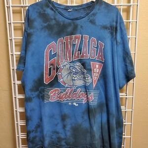 Gonzaga Bulldogs Blue Tie-Dye t-shirt